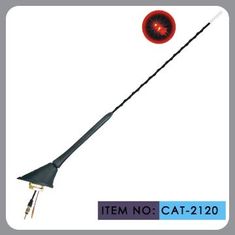 China Auto Car Roof Antenna , Car Electric Aerial Led Light 41cm Mast Length supplier