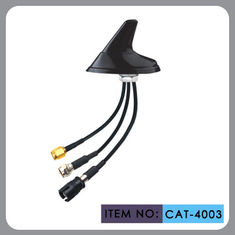 China Round Shape Car Gsm Gps Antenna , AM FM Car Antenna 12&quot; Cable Length supplier